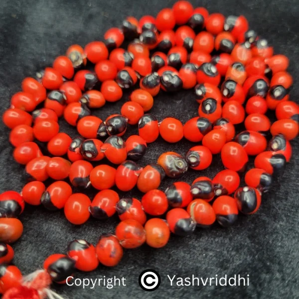 Lal Gunja Mala 108 + 1 Beads