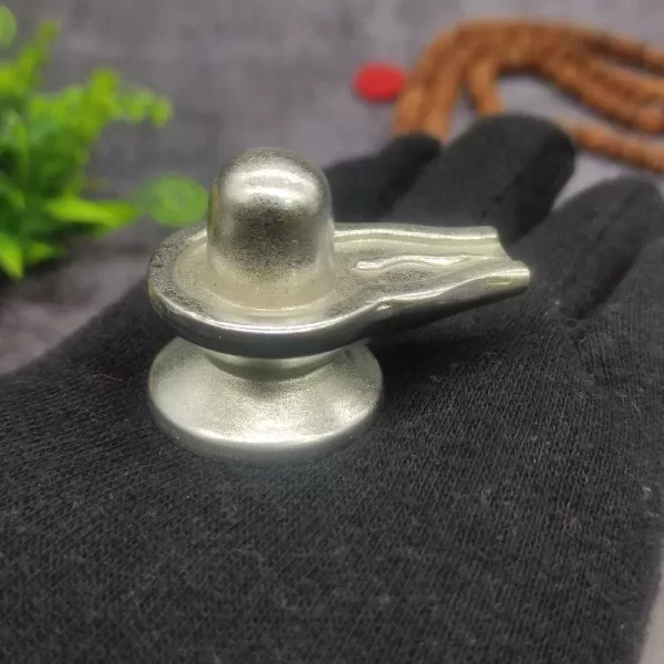 Parad Shivling First Quality Small Size for Home Temple Pooja (122g)