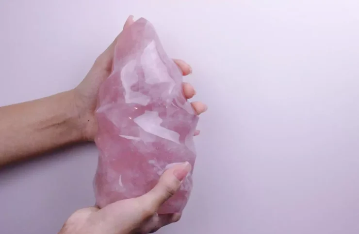Rose quartz Crystal