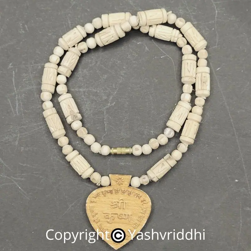 Original Tulsi Mala For Wearing with Radha Krishna Pendant