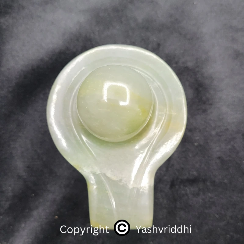 Green Aventurine Shivling for Puja, Gifts & Decoration Purpose