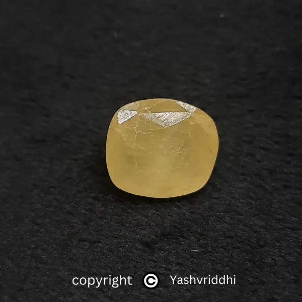 Yellow Sapphire Ring Stone 4.50 ct Oval Shape
