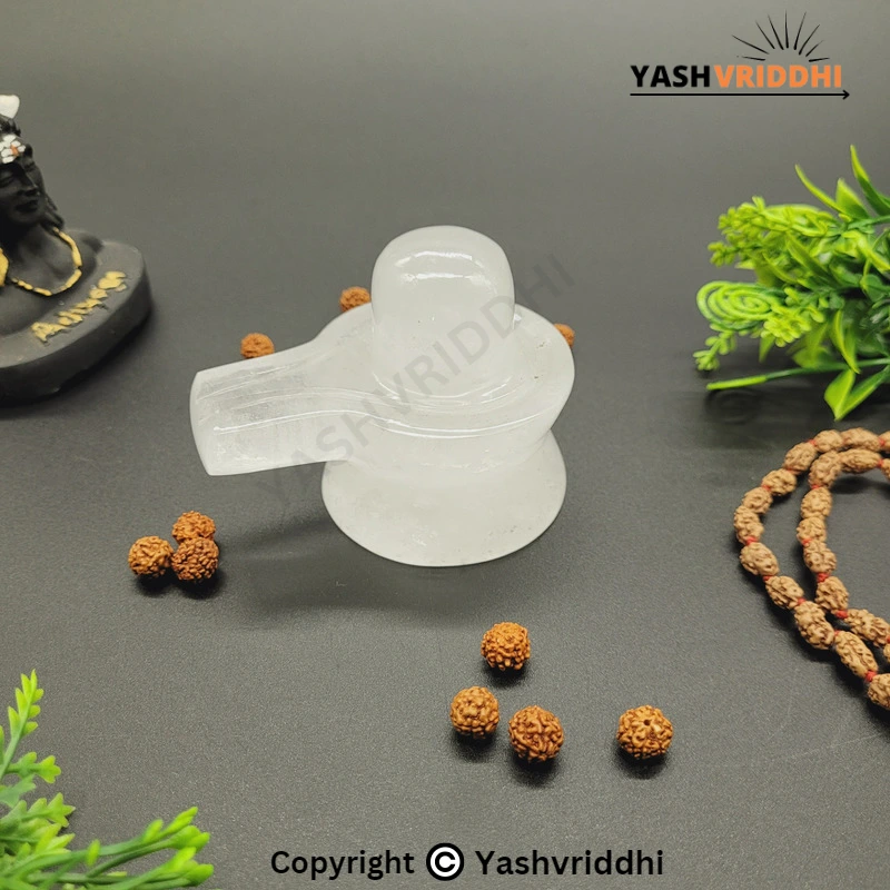 Original Sphatik Shivling | Weight - 2.3398 g | Size - 2.5 inches Approx