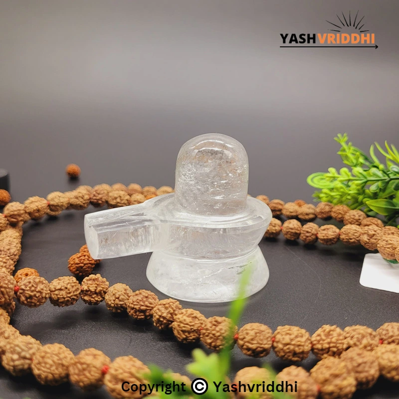 Original Sphatik Shivling | Weight – 122.21 g | Size – 2 inches Approx