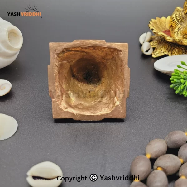Maha Meru Shree Yantra in Copper | Hollow Base | 2.5 X 2.5 inches