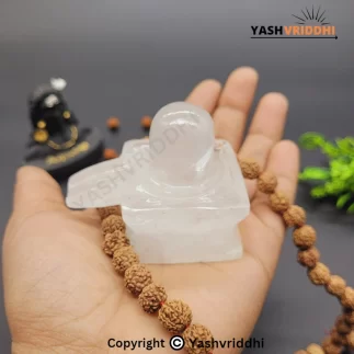 Original Sphatik Shivling | Weight – 128.24 g | Size – 2 inches Approx