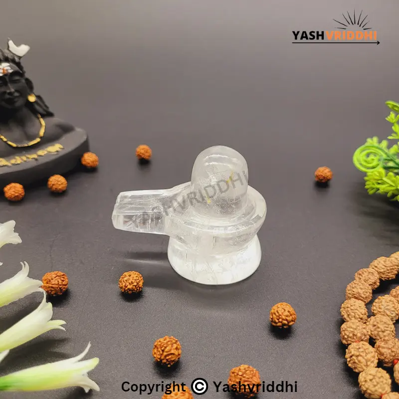 Original Sphatik Shivling | Weight – 132.91 g | Size – 2.5 inches Approx