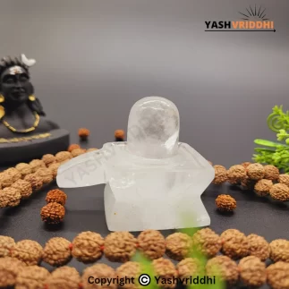 Original Sphatik Shivling | Weight – 128.24 g | Size – 2 inches Approx