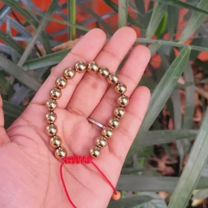 Golden Pyrite Stone Bracelet