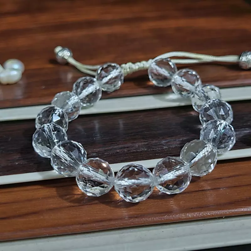 Zen Clear Quartz/ Sphatik Bracelet With Tumble at Rs 1099.00 | Vikas Puri |  New Delhi| ID: 2852392714030