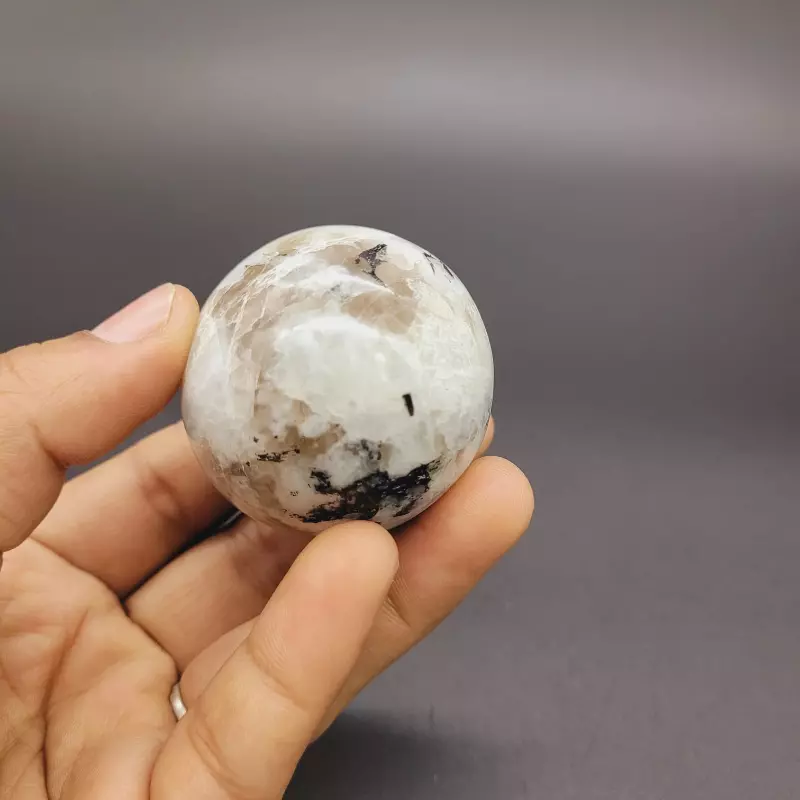 Natural Moon Stone Crystal Ball