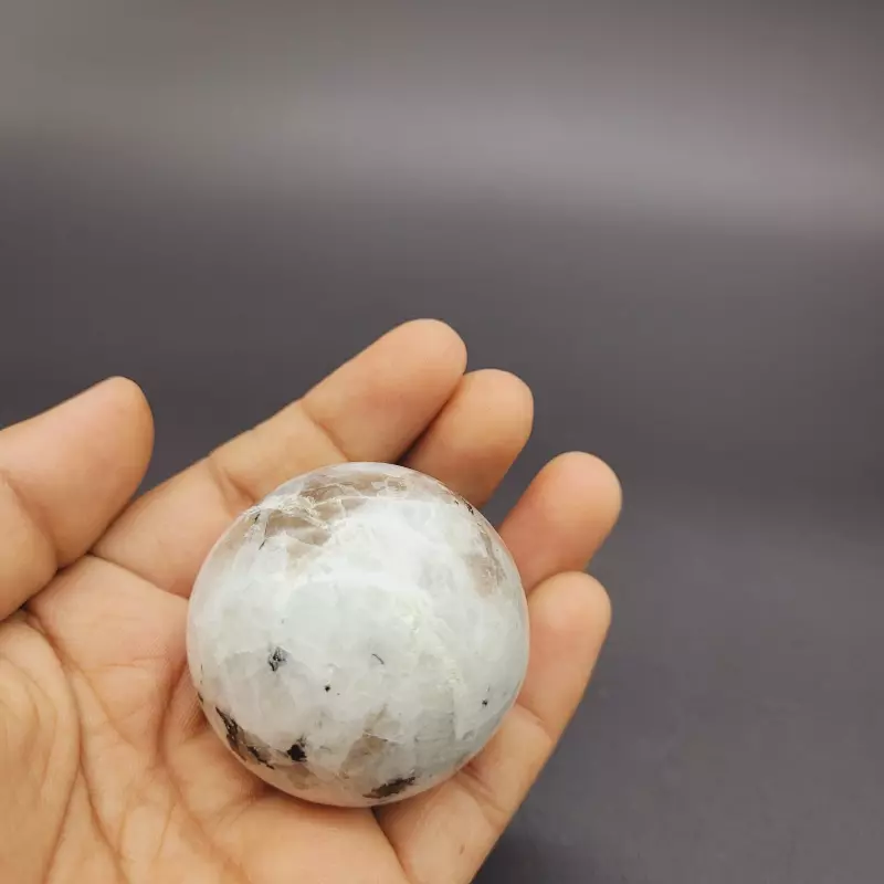 Natural Moon Stone Crystal Ball