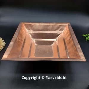 Sacred Copper Hawan Kund for Divine Rituals 13.5X13.5