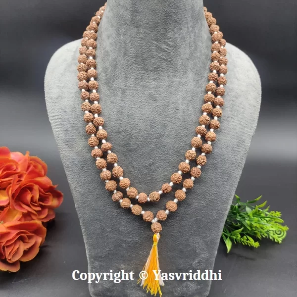 5 Mukhi Rudraksha Mala for Jaap Mala – 10mm