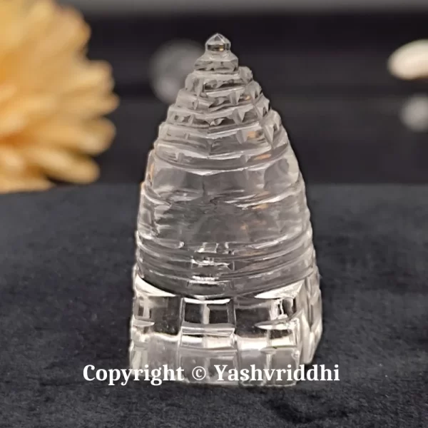 Original Sphatik Maha Meru Shree Yantra Small Size-21gm - Image 2