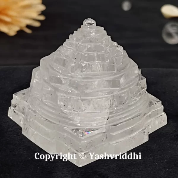 Maha Meru Shree Yantra Original Sphatik Meru Yantra Small Size-164gm - Image 2