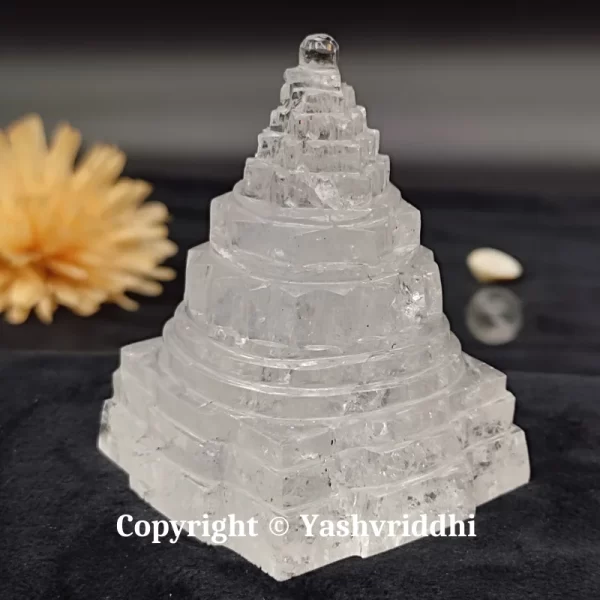 Sphatik Maha Meru Shree Yantra Medium Size-225gm - Image 2