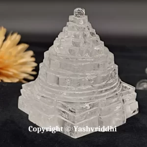 Maha Meru Shree Yantra Orginal Sphatik meru Medium Size-340gm - Image 2