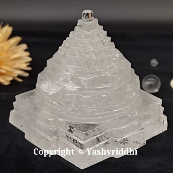 Sphatik Original Maha Meru Shree Yantra Medium Size-450gm - Image 2