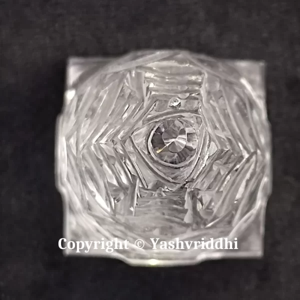 Sphatik Maha Meru Shree Yantra Small Size-28gm | Original Sphatik - Image 3