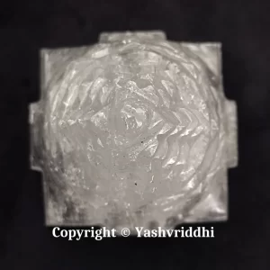 Sphatik Maha Meru Shree Yantra Pure Sphatik Medium Size-202gm - Image 3