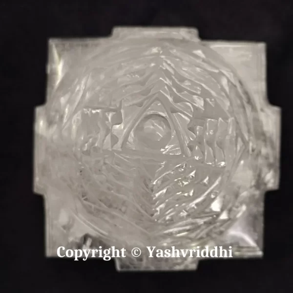 Original Sphatik Maha Meru Shree Yantra Original Sphatik Meduim Size-210gm - Image 3