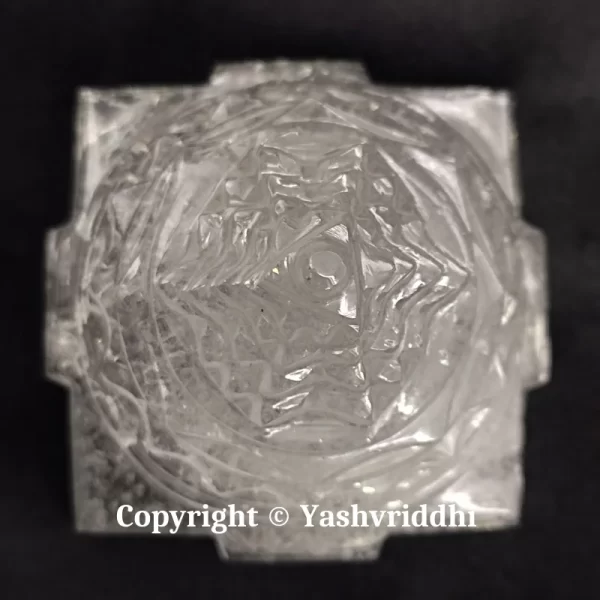 Maha Meru Original Sphatik Shree Yantra Medium Size-220gm - Image 3