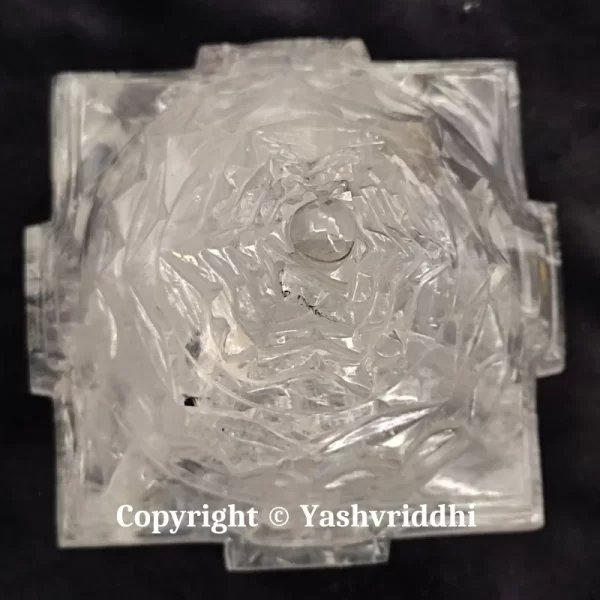 Original Sphatik Maha Meru Shree Yantra Medium Size-540gm - Image 3