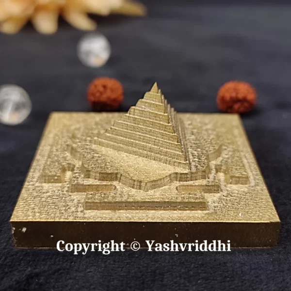 Panchdhatu Meru Tripura Bhairav yantra Premium Quality