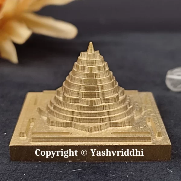 Panchdhatu Meru Mahamrityunjay Yantra Premium Quality