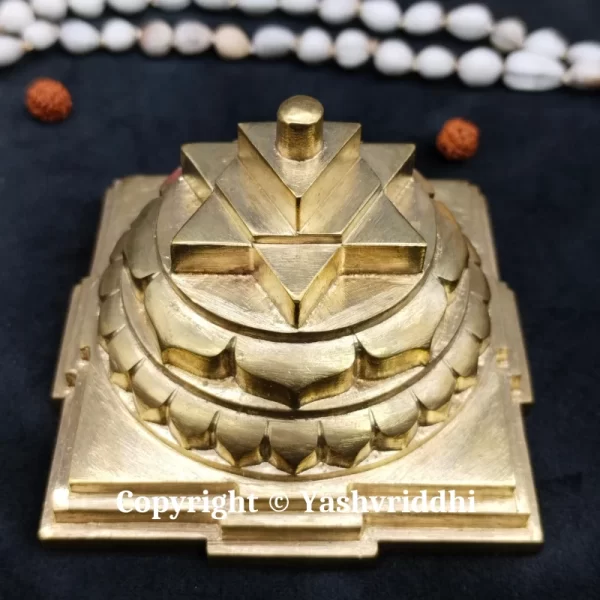 Panchloham Akhand Maha Meru Shree Baglamukhi Yantra 3x3 inch