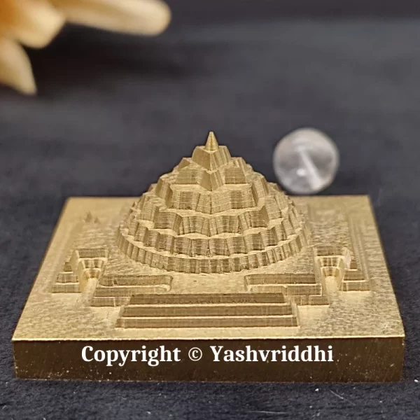 Panchdhatu Meru Shree Vidhya Rashi Tara Yantra Premium Quality