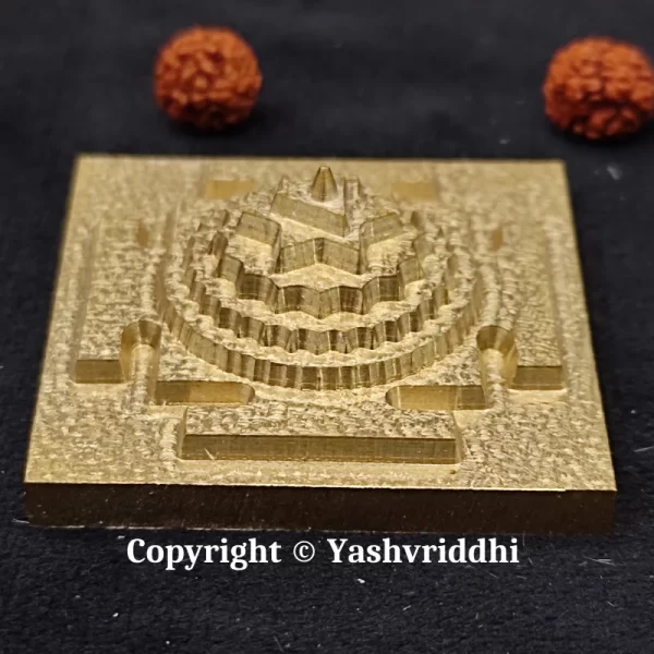 Panchdhatu Meru Shree Durga Navarnav Yantra Premium Quality