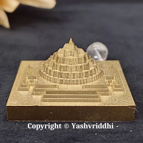 Panchdhatu Meru Shree Vidhya Rashi Tara Yantra Premium Quality - Image 2