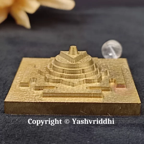 Gayatri Yantra Solid Base Panchdhatu Premium Quality Perfect Geometry - Image 3