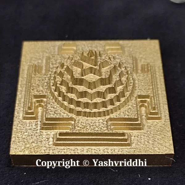 Panchdhatu Meru Shree Vidhya Rashi Tara Yantra Premium Quality - Image 3