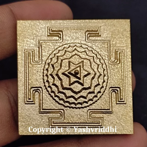 Panchdhatu Meru Shree Vidhya Rashi Tara Yantra Premium Quality - Image 4