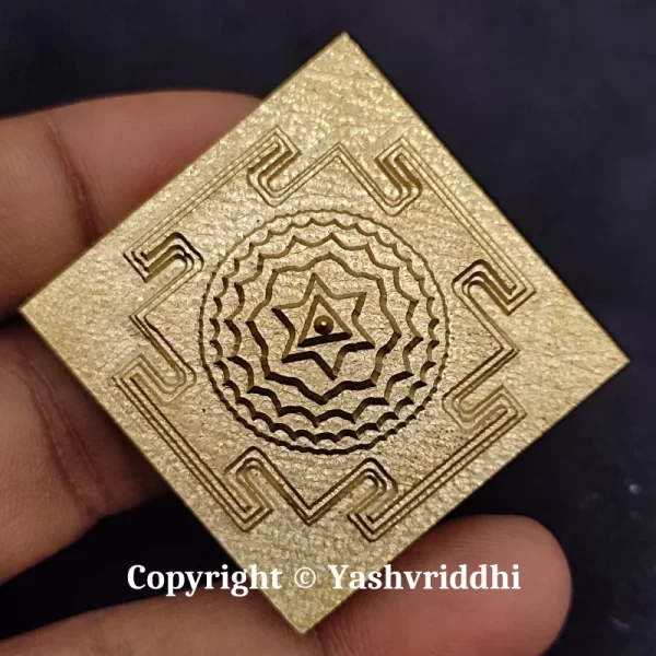 Panchdhatu Meru Shree Vidhya Rashi Tara Yantra Premium Quality - Image 5