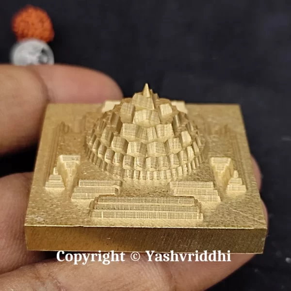 Panchdhatu Meru Shree Vidhya Rashi Tara Yantra Premium Quality - Image 6