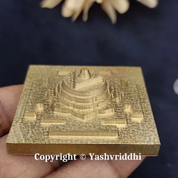 Gayatri Yantra Solid Base Panchdhatu Premium Quality Perfect Geometry - Image 7