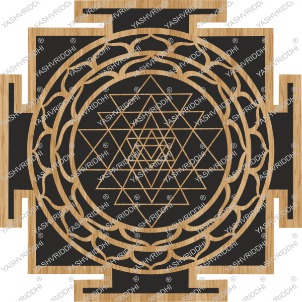 Lakshmi Yantra Coloring Sheet Sacred Geometry Downloadable Art