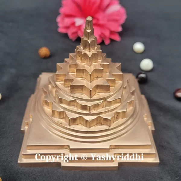 Copper Maha Meru Shree Yantra 3x3 inch