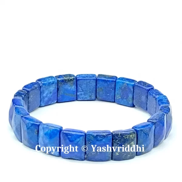 Blue Elegance: The Timeless Allure of a Lapis Lazuli Square Bracelet