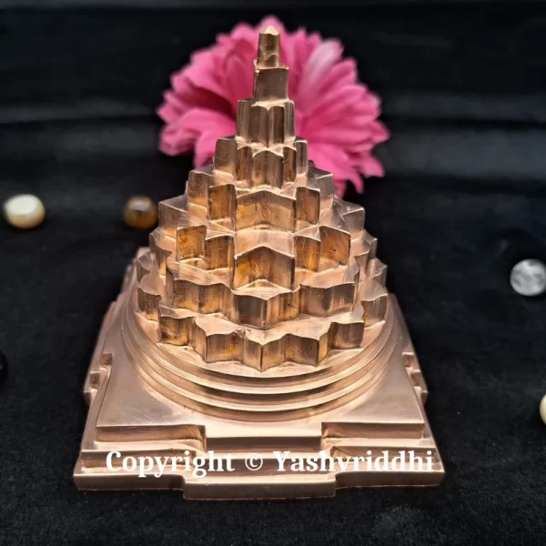 Copper Maha Meru Shree Yantra 2.5 Inch - Image 2