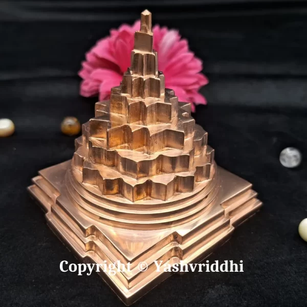 Copper Maha Meru Shree Yantra 2.5 Inch - Image 3