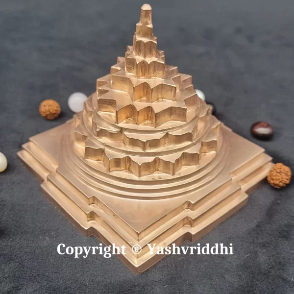 Copper Maha Meru Shree Yantra 3x3 inch - Image 4