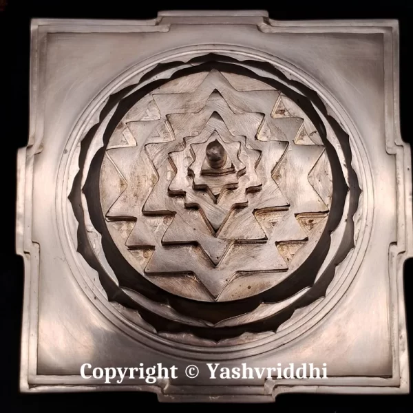 Copper Akhand Maha Meru Solid Base Shree yantra 5 inch - Image 4