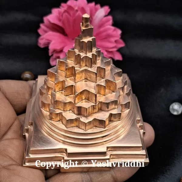 Copper Maha Meru Shree Yantra 2.5 Inch - Image 5