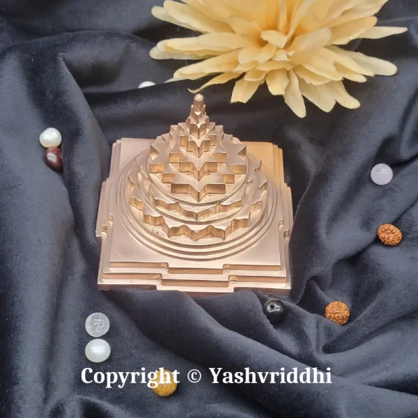 Copper Maha Meru Shree Yantra 3x3 inch - Image 7