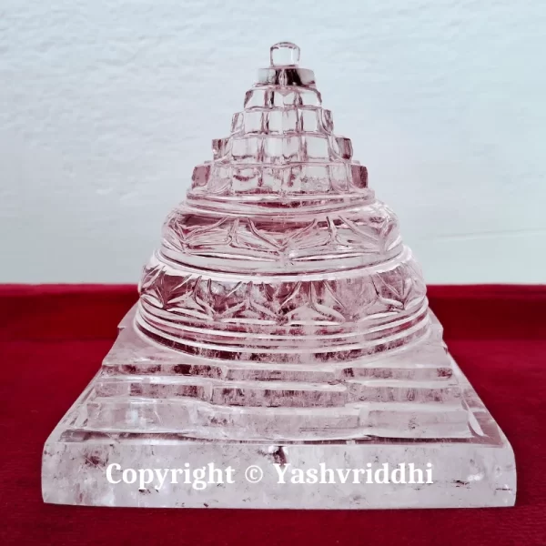 Natural Original Sphatik Meru Shree Yantra 850 gm - Image 2